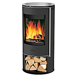 Fireplace Kaminofen Verona (5 kW, Raumheizvermögen: 90 m³, Material Abdeckung: Glas, Schwarz)