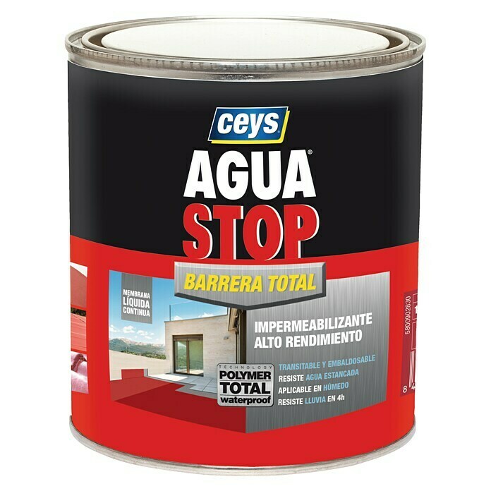 Ceys Impermeabilizante de alto rendimiento Agua Stop (Rojo, kg) BAUHAUS