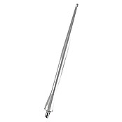 Antena de aluminio (Longitud: 16 cm, Cromo)