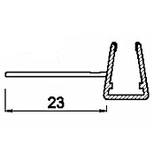 Perfil de sellado de cruce L (L x An x Al: 200 x 3 x 3 cm)