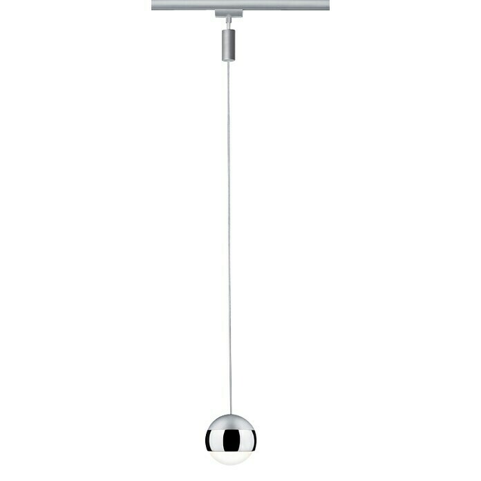 Paulmann URail LED-Pendelleuchte Capsule II (1-flammig, 6 W, Lichtfarbe: Warmweiß, Höhe: 130 cm)