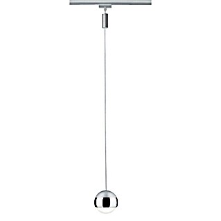 Paulmann URail LED-Pendelleuchte Capsule II (6 W, Chrom, Höhe: 130 cm)