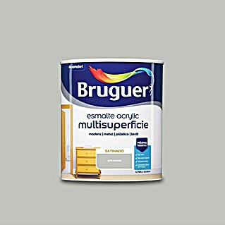 Bruguer Esmalte de color Acrylic Multisuperficie (Gris Suave, 750 ml, Satinado)