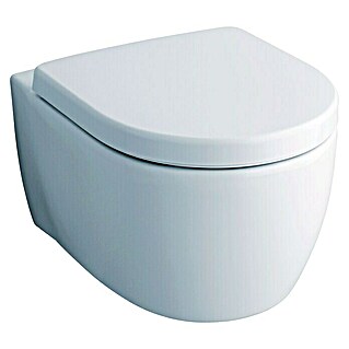 Geberit iCon Wand-WC (Spülrandlos, Ohne Spezialglasur, Spülform: Tief, WC Abgang: Waagerecht, Weiß)