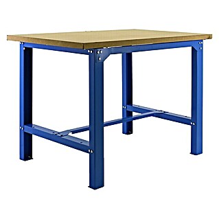 Simonrack Simonwork Werkbank BT-6 Plywood 1200 (L x H: 120 x 86,5 cm, Breite: 75 cm, Traglast Tischplatte: 800 kg, Blau)
