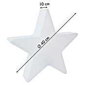8 Seasons Design Shining Leuchtstern Star Mini (9 W, Weiß)