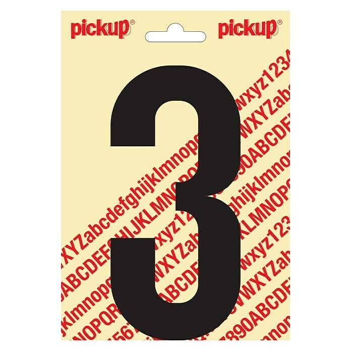 Pickup Etiqueta adhesiva (Motivo: 3, Negro, Altura: 150 mm)