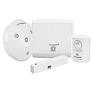 Homematic IP Starter-Set Alarm HmIP-SK7 (Access Point, Alarmsirene, Fenster- und Türkontakt, Bewegungsmelder)