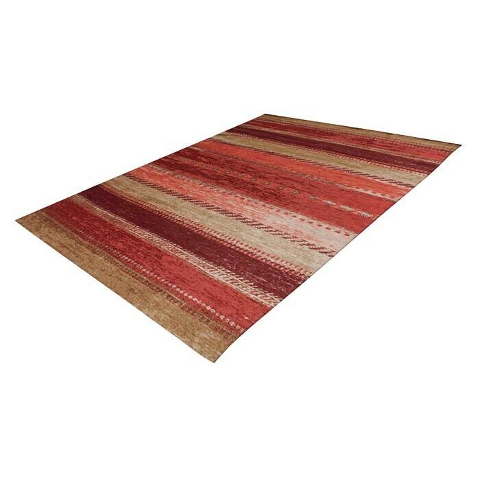Kayoom Flachgewebeteppich Blaze (Rot, 150 x 75 cm, 74 % Polyester)