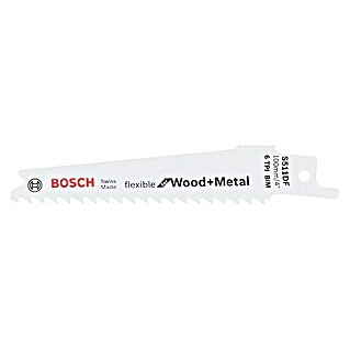 Bosch Säbelsägeblatt S511 DF Flexible (Einsatzbereich: Nichteisenmetalle, 2 Stk., Länge: 100 mm)
