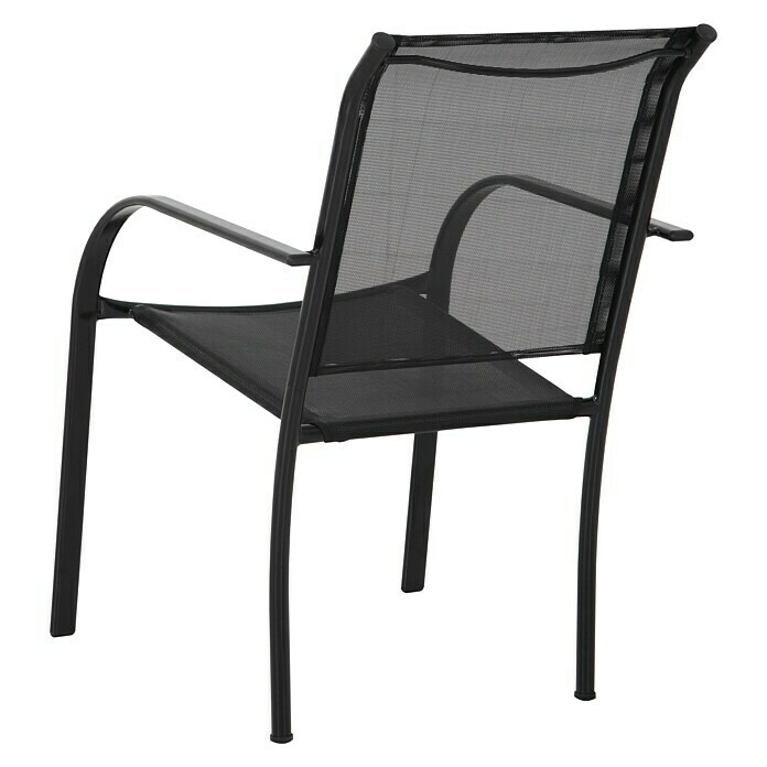 Sunfun Vrtna stolica Lea (Širina: 56 cm, Crna)