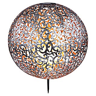 BAUHAUS Solarna kuglasta svjetiljka Antik (LED, Srebrne boje, Ø x V: 40 x 50 cm)