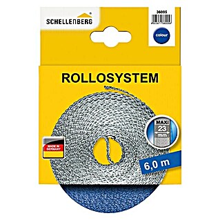 Schellenberg Rollladengurt (Royalblau, Länge: 6 m, Gurtbreite: 23 mm)