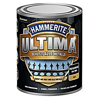 Hammerite Metall-Schutzlack ULTIMA (RAL 9005, Tiefschwarz, 750 ml, Matt)