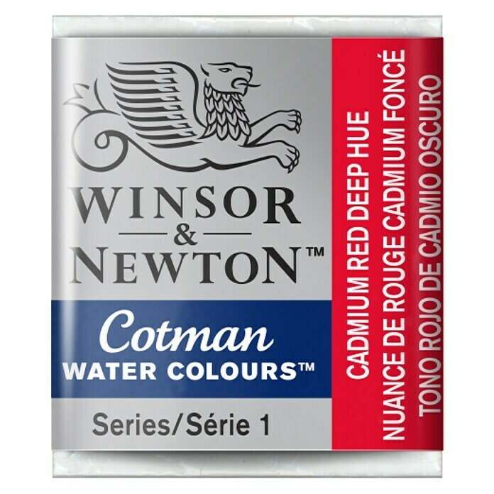 Winsor & Newton Cotman Aquarelverf (Cadmiumrood donker, ½ kopje)