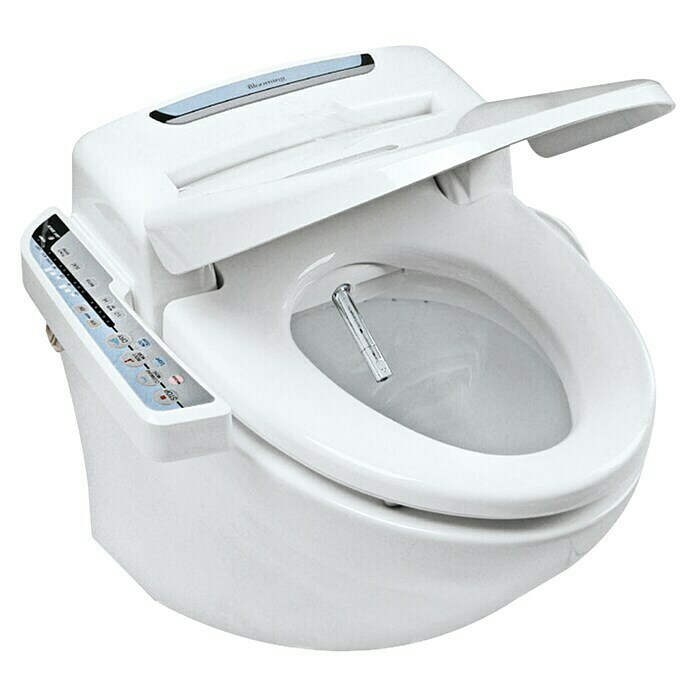 Toilette Kloset Dusche SmartBidet WC Sitz Bidet Deckel Absenkautomatik eckig Neu 