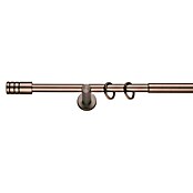 Expo Ambiente Stilgarnitur Rillcube (Länge Gardinenstange: 160 - 280 cm, Bronze)
