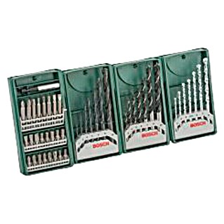 Bosch X - Line Mini Set de puntas Multipack 3 + 1 (4 sets de puntas y brocas)