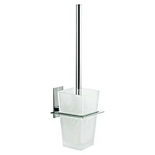 Aquasanit WC-Bürstengarnitur (Metall, Weiß/Chrom)