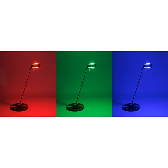 LeuchtenDirekt Lola Stolna LED svjetiljka Opti (S 1 žaruljom, 2 x 3 W, RGB, Visina: 62,5 cm)