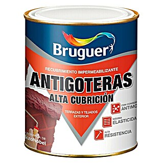 Bruguer Impermeabilizante Antigoteras Alta Cubrición  (Gris, 750 ml, Mate)