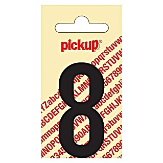 Pickup Etiqueta adhesiva (Motivo: 8, Negro, Altura: 60 mm)