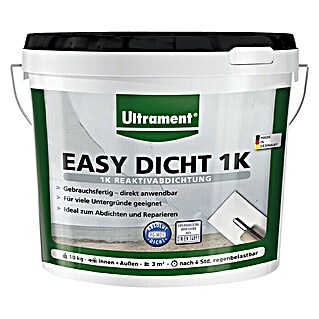 Ultrament Reactieve afdichting Easy Dicht (10 kg, 1 componenten, Bitumenvrij)
