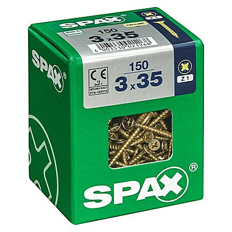 Spax Universalschraube (3 x 35 mm, Vollgewinde, 150 Stk.)