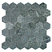 Mozaïektegel Hexagon Uni MOS HXN 407 (29,8 x 30,5 cm, Groen, Mat)