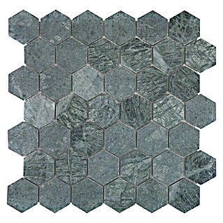 Mozaïektegel Zeshoek Uni MOS HXN 407 (29,8 x 30,5 cm, Groen, Mat)