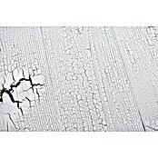 Houten paneel (Grenen, 90 x 12,8 cm, Crack White, Zelfklevend)