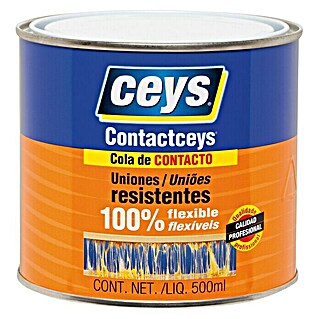 Ceys Adhesivo de contacto (500 ml, Amarillo)