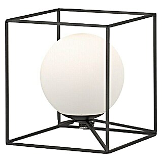 Trio Lighting Lámpara de sobremesa Gabbia (40 W, L x An x Al: 20 x 20 x 22 cm, Negro, E14)