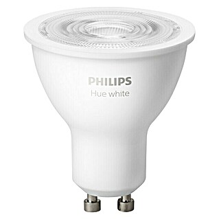Philips Hue LED-Leuchtmittel White (GU10, 5,2 W, Warmweiß, Dimmbar, 1 Stk.)
