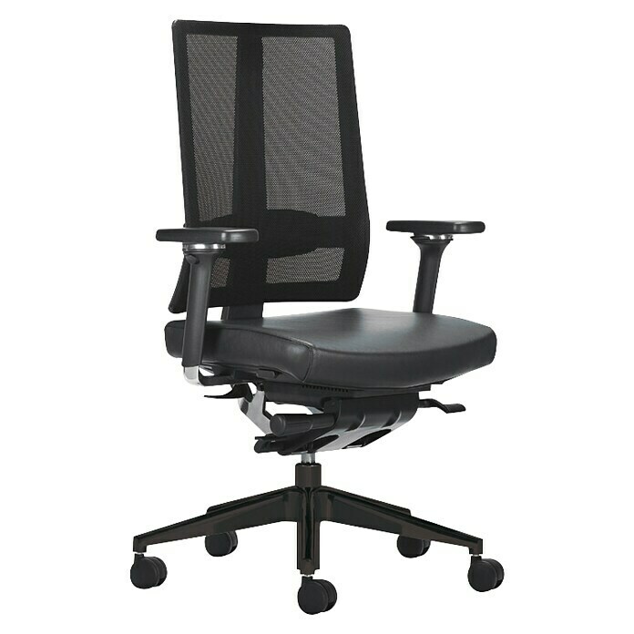 Rovo Chair Bürostuhl XN 5060 (Schwarz, Armlehnen) -