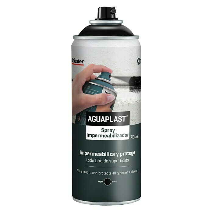 Beissier Impermeabilizante Spray Aguaplast  (Negro, 400 ml)