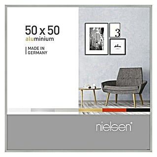 Nielsen Bilderrahmen Pixel (Mattsilber, 50 x 50 cm, Aluminium)