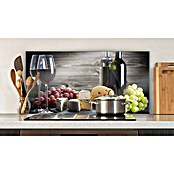 CUCINE Küchenrückwand (Bunch of Grapes, 80 x 40 cm, Stärke: 6 mm, Einscheibensicherheitsglas (ESG))