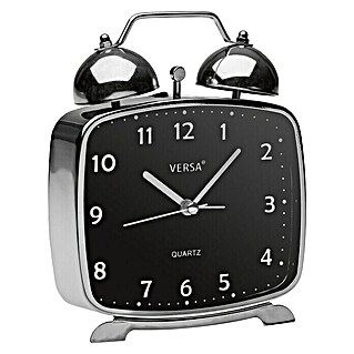 Reloj despertador sobremesa (Negro, 5 x 14,5 cm)