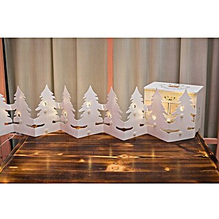 Tween Light Árbol decorativo LED Árbol de Navidad de papel (Para interior, 12 luces, 1,2 m, Blanco cálido)