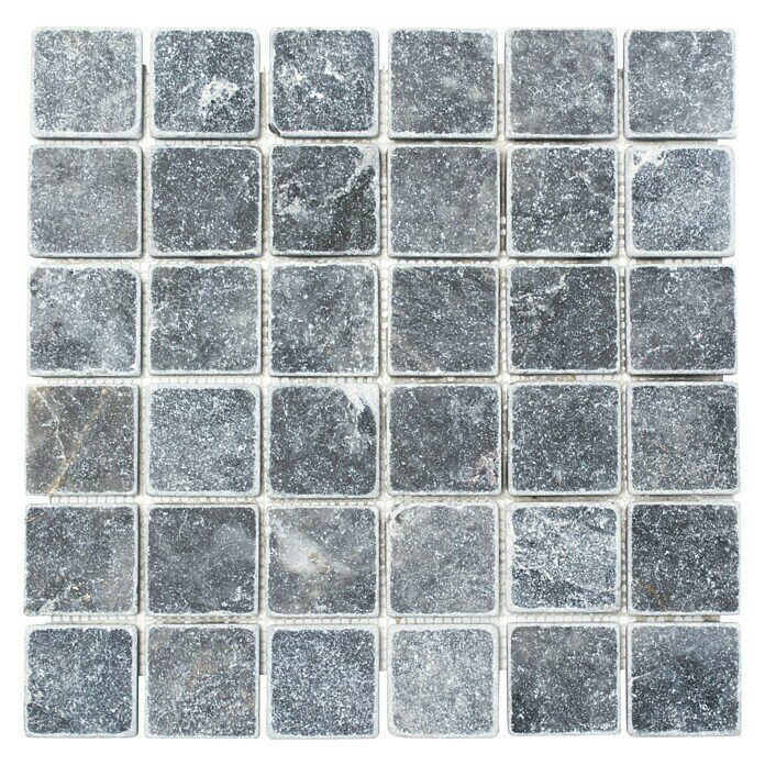Mosaikfliese XNT 46628 (30,5 x 30,5 cm, Schwarz, Matt)