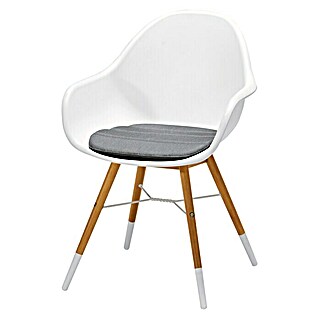 Sunfun Sonja Vrtna fotelja (58,2 cm, Plastika, Bijele boje)