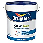 Bruguer Pintura para paredes Ciclón Mate (Blanco, 4 l, Mate)