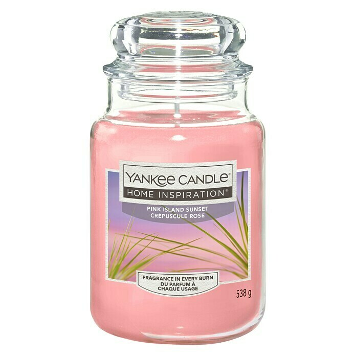 Yankee Candle Home Inspirations Duftkerze (Im Glas, Pink Island Sunset, Large)