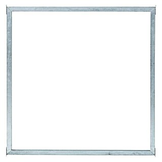 Plus Sichtschutzelement Cubic (90 x 90 cm, Gerade, Gehärtetes Glas)