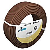 Bricable Cable unipolar fase 1x6 (H07V-K1x6, 25 m, Marrón)