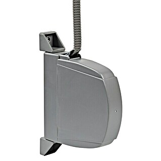 Recogedor de cinta de persiana gris (En pared, Anchura de la correa: 14 mm)