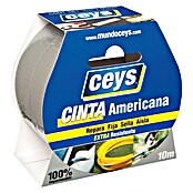 Ceys Cinta adhesiva americana (Gris, 10 m x 50 mm)