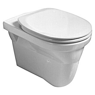 Laufen Object Wand-WC-Set (Mit Spülrand, Ohne Spezialglasur, Spülform: Flach, WC Abgang: Waagerecht, Weiß)