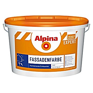 Alpina Expert Fassadenfarbe (Weiß, 15 l, Matt)